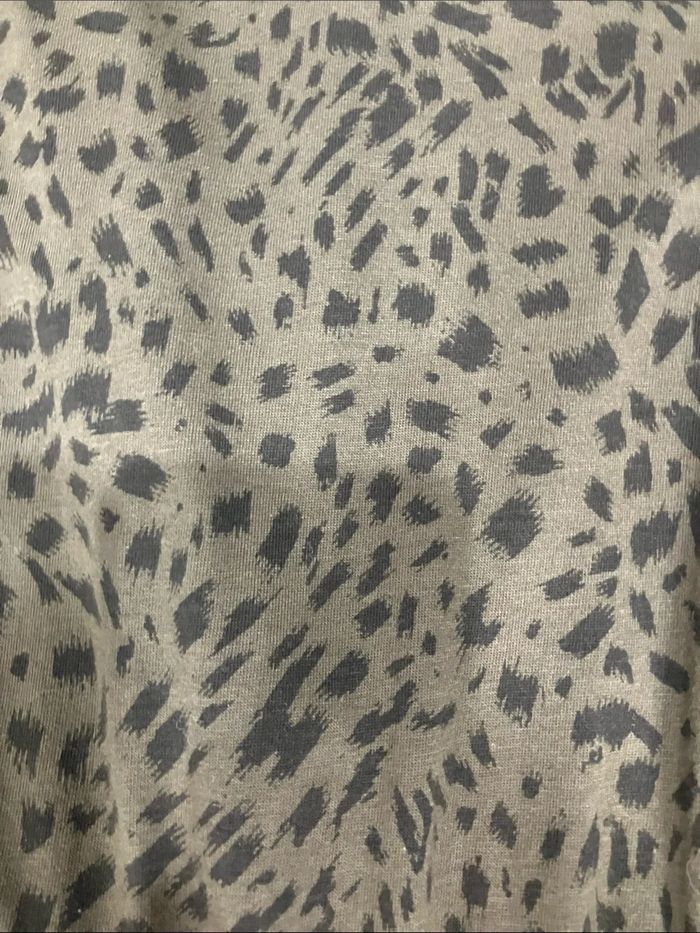 Treasure & Bond Olive and Black Leopard-Spot Jumpsuit, Like New, Size 10/12
